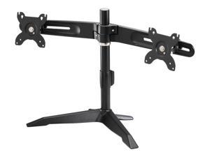 Amer Mounts Stand Based Dual Monitor Mount For Two 15"-24" Lcd/Led Flat Panel Screens