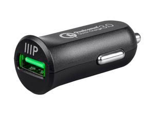Monoprice USB Smart Car Charger With Qualcomm Quick Charge 3.0 Technology - Obsidian Series Monoprice USB Smart Car Charger With Qualcomm Quick Charge 3.0 Technology - Obsidian Series