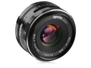 Opteka 50mm f/2.0 HD MC Manual Focus Prime Lens for Panasonic