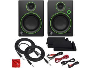 Mackie CR4BT 4-Inch Creative Reference Multimedia Studio Monitors with Bluetooth Ultimate Cable Bundle Including Balanced Stereo TRS with Dual 1/4-Inch to 1/8-Inch, RCA and 3.5mm MP3 Cables Mackie CR4BT 4-Inch Creative Reference Multimedia Studio Monitors with Bluetooth Ultimate Cable Bundle Including Balanced Stereo TRS with Dual 1/4-Inch to 1/8-Inch, RCA and 3.5mm MP3 Cables