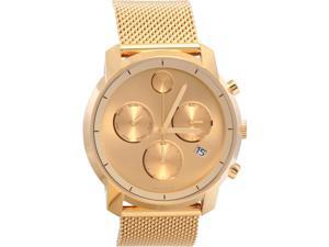 Movado Bold Mens Gold Dial Mesh Bracelet Swiss Quartz Watch 3600372 Movado Bold Mens Gold Dial Mesh Bracelet Swiss Quartz Watch 3600372