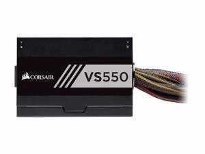 Power Supplies CORSAIR VS Series VS550, 550W, Active PFC, 80 PLUS White Certified Power Supply Power Supplies CORSAIR VS Series VS550, 550W, Active PFC, 80 PLUS White Certified Power Supply