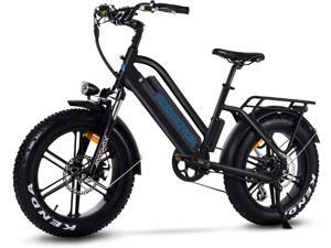 Addmotor Electric Bike for Adult, 20'' Electric Mountain Bike Step Thru 750W City Commuter Snow Beach M-50 Ebike with Removable 48V 16Ah Lithium Battery, Throttle & Pedal Assist, Black Addmotor Electric Bike for Adult, 20'' Electric Mountain Bike Step Thru 750W City Commuter Snow Beach M-50 Ebike with Removable 48V 16Ah Lithium Battery, Throttle & Pedal Assist, Black