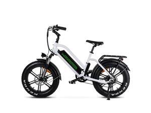 Addmotor Electric Bike for Adult, 20'' Electric Mountain Bike Step Thru 750W City Commuter Snow Beach M-50 Ebike with Removable 48V 16Ah Lithium Battery, Throttle & Pedal Assist, Black Addmotor Electric Bike for Adult, 20'' Electric Mountain Bike Step Thru 750W City Commuter Snow Beach M-50 Ebike with Removable 48V 16Ah Lithium Battery, Throttle & Pedal Assist, Black