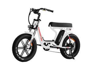 Addmotor MOTAN Electric Bike, 750W E-Bike, Step-Through 20'' Fat Tire Beach Cruiser Mountain M-66 R7 Adult Bikes with 48V 16Ah Lithium Battery, Fenders, Headlight, 7 Speeds Gear Addmotor MOTAN Electric Bike, 750W E-Bike, Step-Through 20'' Fat Tire Beach Cruiser Mountain M-66 R7 Adult Bikes with 48V 16Ah Lithium Battery, Fenders, Headlight, 7 Speeds Gear