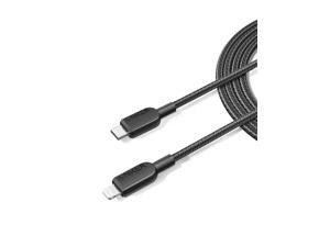 Anker USB C to Lightning Cable 310 USBC to Lightning Braided Cable6ft Black MFi Certified Fast Charging Cable for iPhone 14 Plus 14 14 Pro Max 13 13 Pro iPhone 12 Charger Not Included