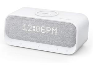 Soundcore Wakey Bluetooth Speaker Powered by Anker, Alarm Clock, Stereo Sound, FM Radio, White Noise, Qi Wireless Charger with 7.5W Charging for iPhone and 10W for Samsung Soundcore Wakey Bluetooth Speaker Powered by Anker, Alarm Clock, Stereo Sound, FM Radio, White Noise, Qi Wireless Charger with 7.5W Charging for iPhone and 10W for Samsung