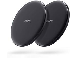Anker Wireless Charger 2 Pack PowerWave Pad QiCertified 75W for iPhone 11 11 Pro 11 Pro Max Xs Max XR Xs X 8 8 Plus 10W for Galaxy S10 S9 S8 Note 10 Note 9 Note 8 No AC Adapter