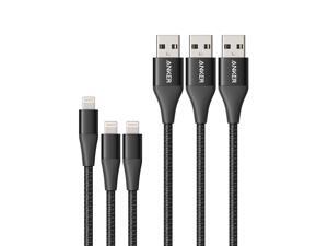 Anker Powerline+ II Lightning Cable 3-Pack (3 FT, 3 FT, 6 FT)