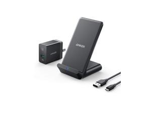Anker Wireless Charger, PowerWave 7.5" Stand w/ Internal Cooling Fan w/ Quick Charge Adapter, Black