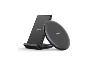 Anker Wireless Chargers Bundle, PowerWave Pad & Stand 10W (AC Adapter Not Included)