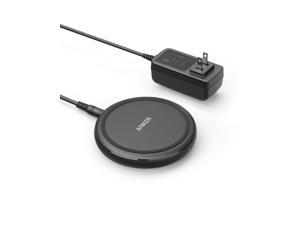 Anker Wireless Charger with Power Adapter, PowerWave II Pad, Qi-Certified 15W Max Fast Wireless Charging Pad for iPhone 11, 11 Pro, Xs, Xs Max, XR, X, 8, Galaxy S10 S9 S8, Note 10 Note 9 Note 8 & More