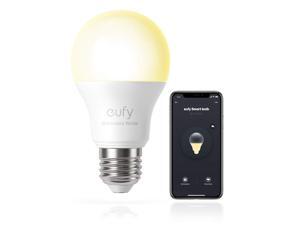eufy Lumos Smart Bulb 2.0 - White, Soft White (2700K), 9W, Compatible with Alexa, No Hub Required, Wi-Fi, 60W Equivalent, Dimmable LED Bulb, A19, E26, 800 Lumens eufy Lumos Smart Bulb 2.0 - White, Soft White (2700K), 9W, Compatible with Alexa, No Hub Required, Wi-Fi, 60W Equivalent, Dimmable LED Bulb, A19, E26, 800 Lumens