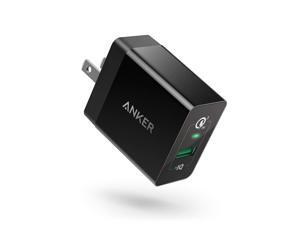 Quick Charge 3.0, Anker 18W 3Amp USB Wall Charger (Quick Charge 2.0 Compatible) Powerport+ 1 for Galaxy S10/S9/S8/Edge/Plus, Note 8/7, LG G4, HTC One A9/M9, Nexus 9, iPhone, iPad and More