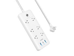 Anker USB C Surge Protector Power Strip, 6 Outlet & 3 USB (30W) with Power Delivery Port Power Strip, PowerPort Strip PD 6 with 6.6 Foot Long Cord, Flat Plug, for Home, Office, and More (1280 Joule) Anker USB C Surge Protector Power Strip, 6 Outlet & 3 USB (30W) with Power Delivery Port Power Strip, PowerPort Strip PD 6 with 6.6 Foot Long Cord, Flat Plug, for Home, Office, and More (1280 Joule)