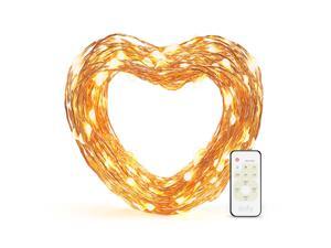 eufy 33 ft LED Decorative Lights Dimmable with Remote Control, Starlit String Lights, Indoor and Outdoor, for Holiday, Wedding, Party (Copper Wire, Warm White) eufy 33 ft LED Decorative Lights Dimmable with Remote Control, Starlit String Lights, Indoor and Outdoor, for Holiday, Wedding, Party (Copper Wire, Warm White)