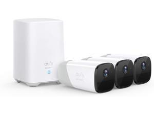 eufy Security, eufyCam 2 Wireless Home Security Camera System, 365-Day Battery Life, HomeKit Compatibility, HD 1080p, IP67 Weatherproof, Night Vision, 3-Cam Kit, No Monthly Fee eufy Security, eufyCam 2 Wireless Home Security Camera System, 365-Day Battery Life, HomeKit Compatibility, HD 1080p, IP67 Weatherproof, Night Vision, 3-Cam Kit, No Monthly Fee