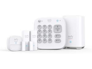 eufy Security 5-Piece Home Alarm Kit, Home Security System, Keypad, Motion Sensor, 2 Entry Sensors, Home Alarm System, Control from The App, Links with HomeBase-Connected Devices eufy Security 5-Piece Home Alarm Kit, Home Security System, Keypad, Motion Sensor, 2 Entry Sensors, Home Alarm System, Control from The App, Links with HomeBase-Connected Devices