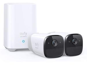 eufy Security, eufyCam 2 Pro Wireless Home Security Camera System, 365-Day Battery Life, HomeKit Compatibility, 2K Resolution, IP67 Weatherproof, Night Vision, 2-Cam Kit, No Monthly Fee