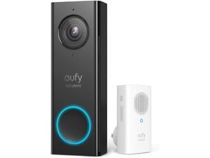 eufy Security Wi-Fi Video Doorbell, 2K Resolution, Real-Time Response, No Monthly Fees, Secure Local Storage, Free Wireless Chime (Requires Existing Doorbell Wires, 16-24 VAC, 30 VA or above)