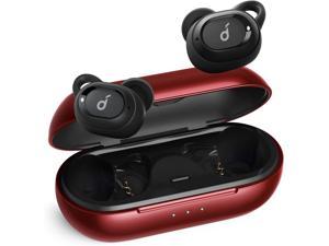 Upgraded, Anker Soundcore Liberty Neo True Wireless Earbuds, Pumping Bass, IPX7 Waterproof, Secure Fit, Bluetooth 5 Headphones, Stereo Calls, Noise Isolation, One Step Pairing, Sports (Red)