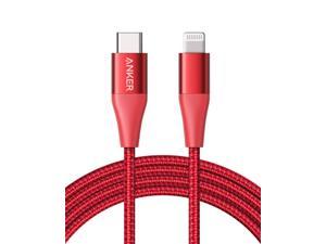 Anker iPhone 12 Charger USB C to Lightning Cable 6ft Apple Mfi Certified Powerline II Nylon Braided Cable for iPhone 12Mini 1111 Pro11 Pro MaxXXSXRXS Max88 Plus Supports Power Delivery
