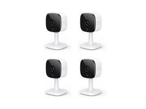 eufy Security Solo IndoorCam C24 (4 Pack), Plug-in Security Indoor Camera with Wi-Fi, IP Camera, Human and Pet AI, Works with Voice Assistants, Night Vision, Two-Way Audio, HomeBase Not Required
