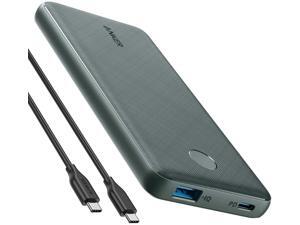 Anker PowerCore Slim 10000 PD, USB-C Power Bank (18W), 10000mAh Power Delivery Portable Charger for iPhone 12/Mini/X/XR/XS Max, S10, Pixel 3/3XL, iPad Pro 2018, and More (Charger Not Included) Anker PowerCore Slim 10000 PD, USB-C Power Bank (18W), 10000mAh Power Delivery Portable Charger for iPhone 12/Mini/X/XR/XS Max, S10, Pixel 3/3XL, iPad Pro 2018, and More (Charger Not Included)