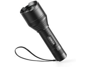 Anker Ultra-Bright Tactical Flashlight with 1300 Lumens, Rechargeable (26650 Battery Included), IP67 Water-Resistant, Bolder LC130 LED with 5 Light Modes for Camping, Security, Emergency Use