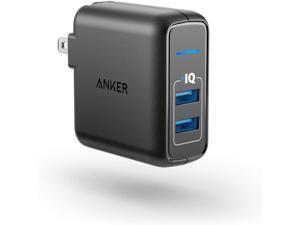 USB Charger, Anker Elite Dual Port 24W Wall Charger, PowerPort 2 with PowerIQ and Foldable Plug, for iPhone 11/Xs/XS Max/XR/X/8/7/6/Plus, iPad Pro/Air 2/Mini 3/Mini 4, Samsung S4/S5, and More USB Charger, Anker Elite Dual Port 24W Wall Charger, PowerPort 2 with PowerIQ and Foldable Plug, for iPhone 11/Xs/XS Max/XR/X/8/7/6/Plus, iPad Pro/Air 2/Mini 3/Mini 4, Samsung S4/S5, and More