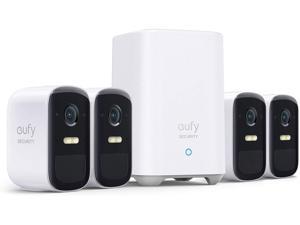 eufy Security eufyCam 2C Pro 4Cam Kit Wireless Home Security System with 2K Resolution 180Day Battery Life HomeKit Compatibility IP67 Night Vision and No Monthly Fee