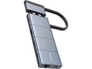 Anker USB C Hub for MacBook, PowerExpand 9-in-2 USB C Hub with 85W Power Delivery, 4K@30Hz HDMI, USB C Multi-Function Port, 2 USB-A 3.0 Ports, 1 Gbps Ethernet, 3.5 mm Audio, SD and microSD Card Reader Anker USB C Hub for MacBook, PowerExpand 9-in-2 USB C Hub with 85W Power Delivery, 4K@30Hz HDMI, USB C Multi-Function Port, 2 USB-A 3.0 Ports, 1 Gbps Ethernet, 3.5 mm Audio, SD and microSD Card Reader