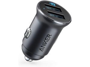 Compatible iPhone 11 Pro Max Xs XS Max XR X 8 7 Plus iPad Pro Air Mini USB Car Charger RAVPower 24W 4.8A Metal Dual Car Adapter Red Galaxy S9 S8 S7 S6 Edge Note and More 