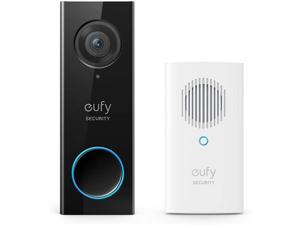 eufy Security, Wi-Fi Video Doorbell, HD 1080p-Grade, No Monthly Fee, Secure Local Storage, Human Detection, Free Chime, Requires Existing Wiring
