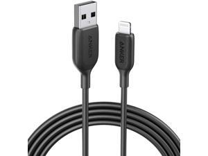 Anker Powerline III Lightning Cable 6 Foot iPhone Charger Cord MFi Certified for iPhone 11 Pro Max, 11 Pro, X, Xs, Xr, Xs Max, 8, 8 Plus, 7, 7 Plus, 6 and More, Ultra Durable (Black) Anker Powerline III Lightning Cable 6 Foot iPhone Charger Cord MFi Certified for iPhone 11 Pro Max, 11 Pro, X, Xs, Xr, Xs Max, 8, 8 Plus, 7, 7 Plus, 6 and More, Ultra Durable (Black)