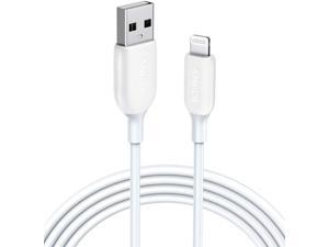 Anker Powerline III Lightning Cable 6 Foot iPhone Charger Cord MFi Certified for iPhone 11 Pro Max, 11 Pro, X, Xs, Xr, Xs Max, 8, 8 Plus, 7 and More, Ultra Durable (White)