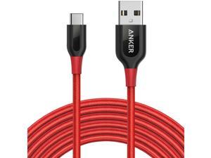 USB C Cable, Anker Powerline+ USB-C to USB-A [10ft], Double-Braided Nylon Fast Charging Cable, for Samsung Galaxy S10/ S9 / S9+ / S8 / S8+ / Note 8, LG V20 / G5 / G6, and More