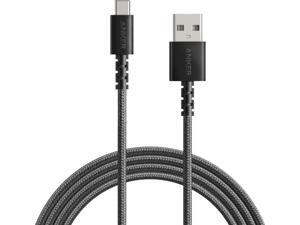 Anker Powerline Select+ USB-C To USB-A Cable - 3ft/6ft, Black/White Anker Powerline Select+ USB-C To USB-A Cable - 3ft/6ft, Black/White