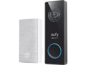 Refurbished: eufy Security Wired 2K Video Doorbell. 2K Resolution, 5-Day Continuous Video Recording (CVR) on Secure Local Storage, No Monthly Fees, Human Detection, 2-way Audio, and Free Wireless Chime included
