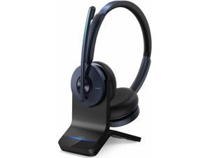 Anker PowerConf H700 with Charging Stand, Bluetooth Headset with Microphone, Active Noise Cancelling, Audio Recording and Meeting Transcription, AI-Enhanced Calls, Compatible with Conference Platforms