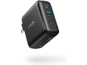 iPhone Charger USB-C, Anker 40W 2-Port PIQ 3.0, PowerPort III Duo Type C Foldable Fast Charger, Power Delivery for iPhone 13/13 Mini/13 Pro/13 Pro Max/12/11, Galaxy, Pixel, iPad/iPad Mini (Black)