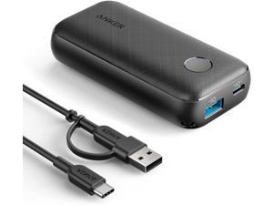 Anker Portable Charger, 10000mAh Power Bank with USB-C Power Delivery (25W), PowerCore 10000 Redux for iPhone 13/12/11 / Mini/Pro/Pro Max/XR/XS, Samsung S21 / S20, Pixel 4 / 4XL, iPad Mini