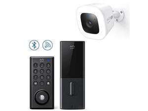 eufy Security Smart Lock D20 (Built-In Wi-Fi) & SoloCam L40, Wireless, Wifi, Outdoor Security Camera, Wire-Free, 2K Resolution, Color Night Vision, Motion-Detection, No Monthly Fee