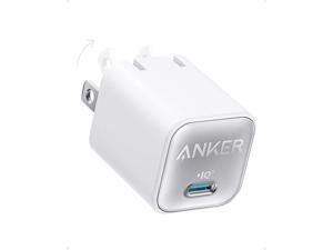 USB C GaN Charger 30W Anker 511 Charger Nano 3 PIQ 30 Foldable PPS Fast Charger for iPhone 1515 Pro1414 Pro Max13 Galaxy iPad Cable Not Included  Aurora White