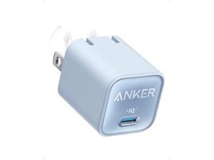 Anker USB C GaN Charger 30W, 511 Charger (Nano 3), PIQ 3.0 Foldable PPS Fast Charger, Anker Nano 3 for iPhone 14/14 Pro/14 Pro Max/13 Pro/13 Pro Max, Galaxy, iPad (Cable Not Included) - Blue