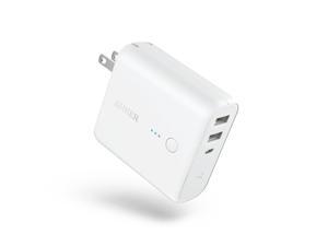 Anker PowerCore Fusion 5000, Portable Charger 5000mAh 2-in-1 with Dual USB Wall Charger, Foldable AC Plug and PowerIQ, Battery Pack for iPhone, iPad, Android, Samsung Galaxy, and More (White) Anker PowerCore Fusion 5000, Portable Charger 5000mAh 2-in-1 with Dual USB Wall Charger, Foldable AC Plug and PowerIQ, Battery Pack for iPhone, iPad, Android, Samsung Galaxy, and More (White)