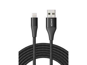 Anker Powerline+ II Lightning Cable (10ft), MFi Certified for Flawless Compatibility with iPhone 11/11 Pro/11 Pro Max/ Xs/XS Max/XR/X / 8/8 Plus / 7/7 Plus / 6/6 Plus / 5 / 5S and More(Black)