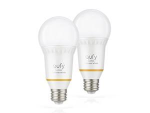 eufy Lumos Smart Bulb by Anker-Tunable White, Soft White to Daylight (2700K-6500K), 9W, Works with Amazon Alexa, No Hub Required, Wi-Fi, 60W Equivalent, Dimmable LED Light Bulb, A19, E26, (2-Pack) eufy Lumos Smart Bulb by Anker-Tunable White, Soft White to Daylight (2700K-6500K), 9W, Works with Amazon Alexa, No Hub Required, Wi-Fi, 60W Equivalent, Dimmable LED Light Bulb, A19, E26, (2-Pack)