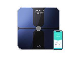 eufy Smart Scale with Bluetooth, Body Fat Scale, Wireless Digital Bathroom Scale, 12 Measurements, Weight/Body Fat/BMI, Fitness Body Composition Analysis, Black, lbs/kg