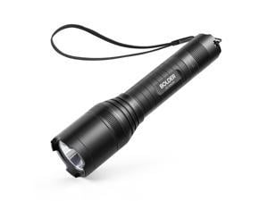 Anker Rechargeable Bolder LC90 LED Flashlight, Pocket-Sized Torch with Super Bright 900 Lumens CREE LED, IP65 Water-Resistant, Zoomable, 5 Light Modes, 18650 Battery Included